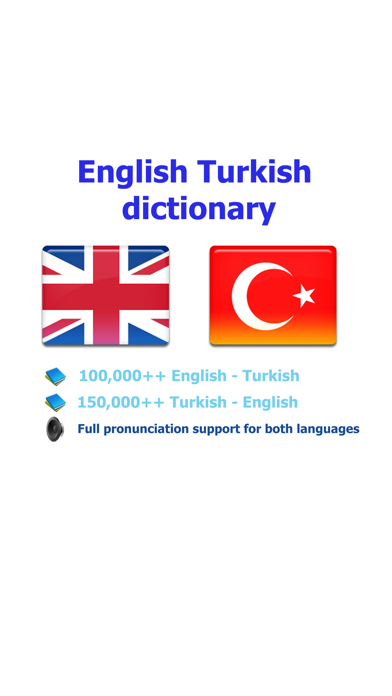Screenshot #1 pour Turkish English best dictionary - Türkçe İngilizce Sözlük