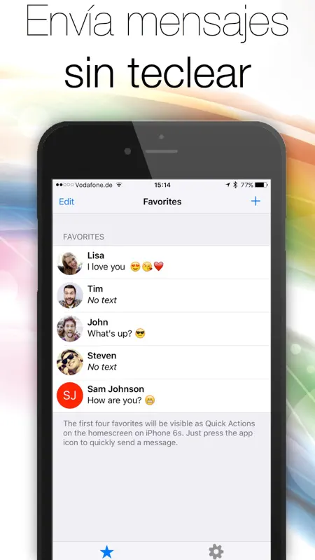 Quick Actions para Threema - ¡Un atajo a Threema justo en tu Homescreen! screenshot 4 of 4