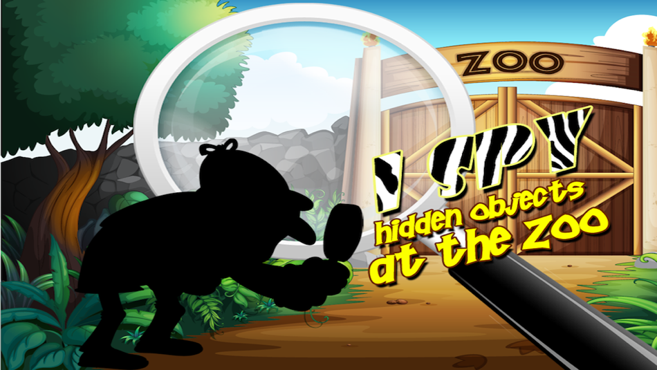 #1. I Spy Hidden Objects at the Zoo : A Spot the Object Picture Puzzle (iOS) 由: DartFrog llc