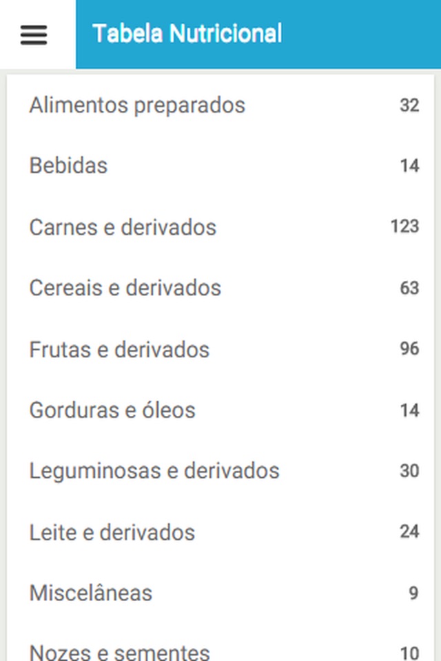 Tabela Nutricional screenshot 2