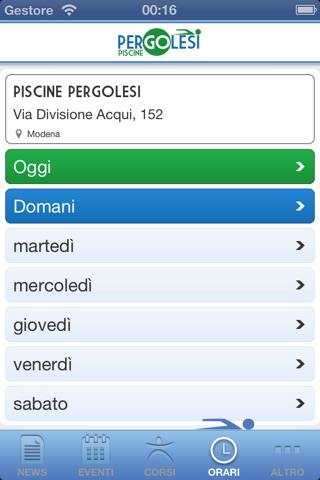 PISCINE PERGOLESI screenshot 2