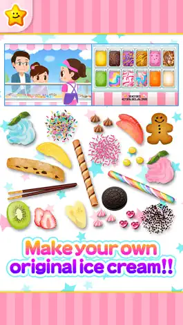 Game screenshot Let's do pretend Ice-cream shop! - Work Experience-Based Brain Training App mod apk