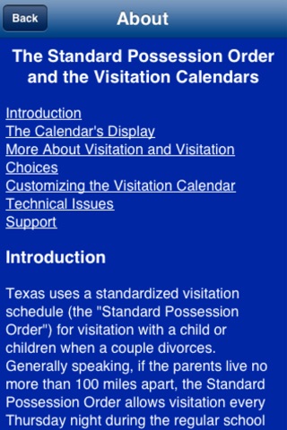 Texas Visitation screenshot 2