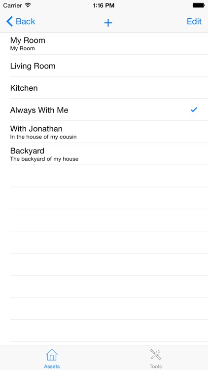 My Home Inventory, Personal Database screenshot-4