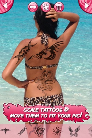 Tattoo My Photo Editor - Best Tattoos and Designs for Coolest Makeover with Fake Ink screenshot 4