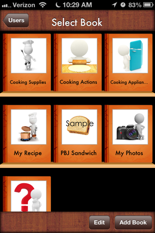 i Get... Cooking Vocabulary and Create Recipe Photo Sequence Books -  Social Skills Stories screenshot 2