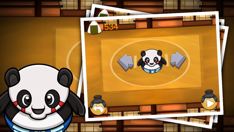 Tiny Sumo Panda : Ninja bear Royal whipeout tap fighting games for Iphone, Ipad & Ipod touch
