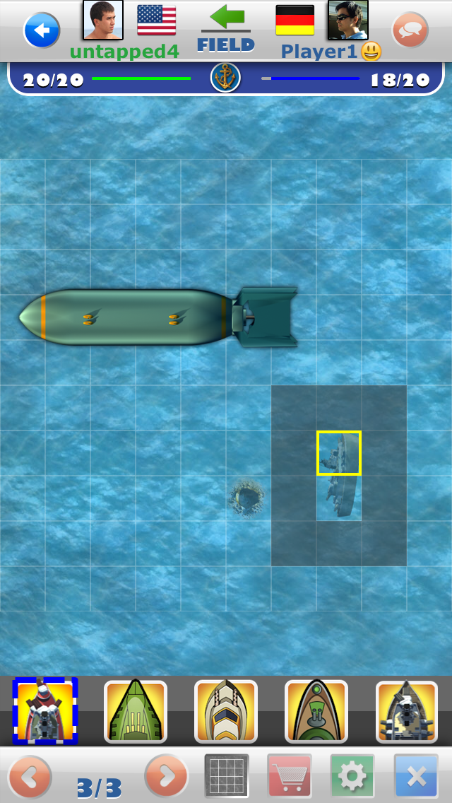 Naval Warfare Turn-Based Multiplayer Strategy Game screenshot 2