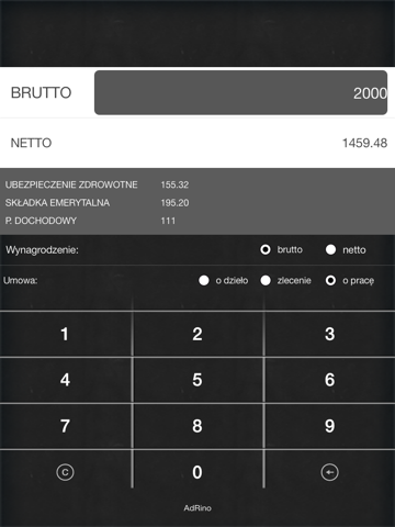 Screenshot #4 pour Kalkulator wynagrodzeń
