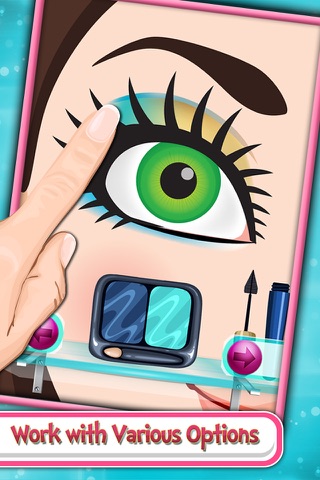 Princess Eye Makeup Salon - Top Free Game for Kids & Girls screenshot 2