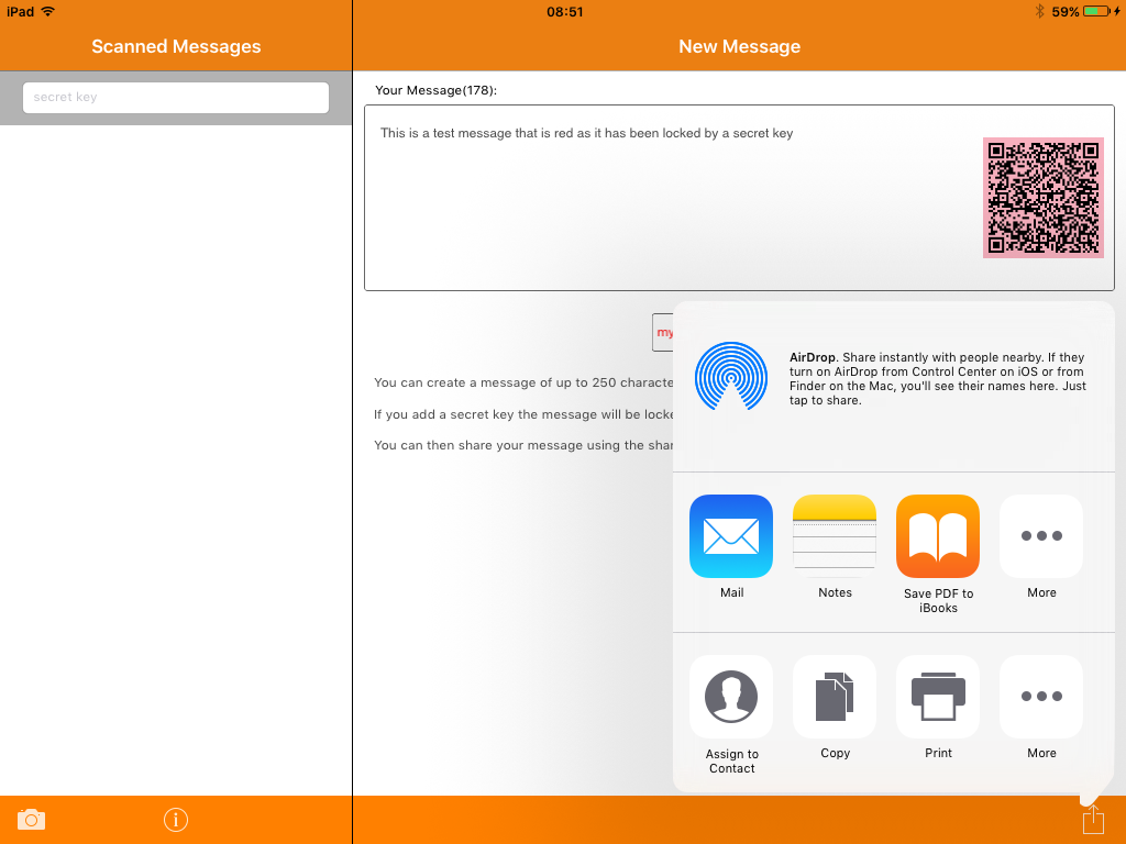 QRSecret screenshot 7
