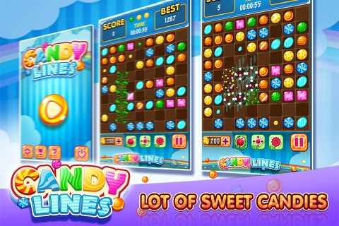 Candy Lines HD screenshot 2