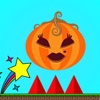 Bouncing Pumpkin - run & jump with halloween horror effect