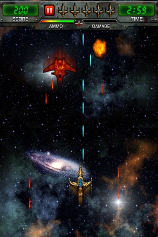 Blast Plane Space Fighter Free - Protect The Galaxy screenshot 2