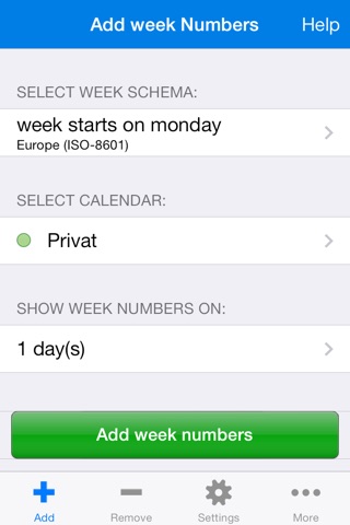 Week Numbers - Calendar Weeks screenshot 2