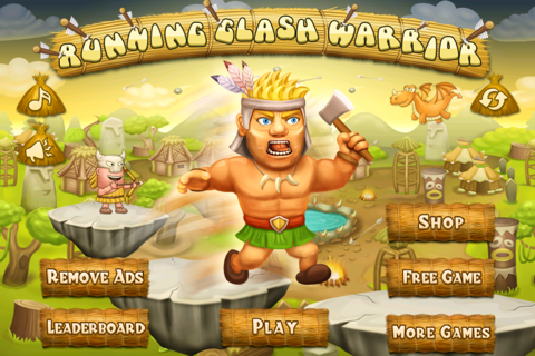 Running Clash Warrior - Escape from Village Archers Free Game screenshot 4