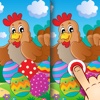 Easter Find the Difference Game for Kids, Toddlers and Adults