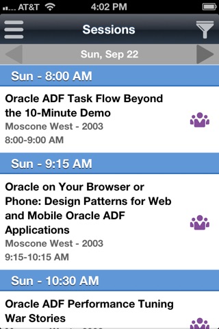 Oracle ADF In Touch screenshot 2