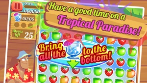 Juice Paradise - Tap, Match and Pop the Fruit Cubes in the Beach screenshot #4 for iPhone