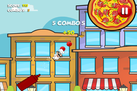 Crazy Pizza Man FREE - Master Jumping Pie Maker Game screenshot 2
