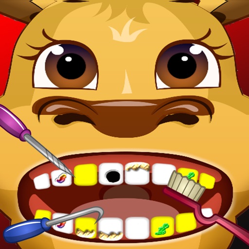 Santa Reindeer Dentist Office Salon Dress Up Game - Fun Christmas Holiday Games for Kids, Girls, Boys iOS App