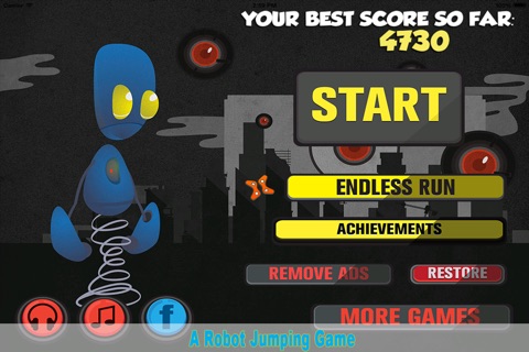 Mark One - Free robot jumping game screenshot 2