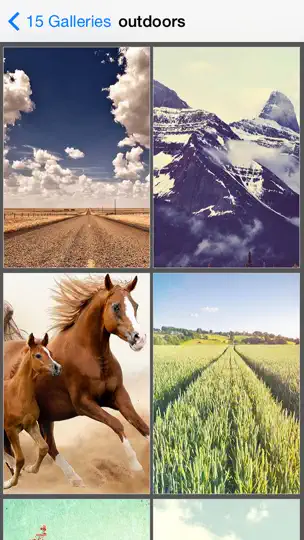 Capture d'écran de 15 Galleries Of Wallpapers For IOS 7.1 - Parallax Home & Lock Screen Retina Wallpaper Backgrounds Utility sur iPhone 3