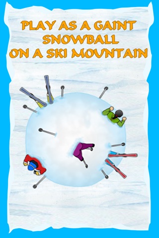 Winter Mountain Avalanche Snowball : Run like Hell in the snow - Free Edition screenshot 2