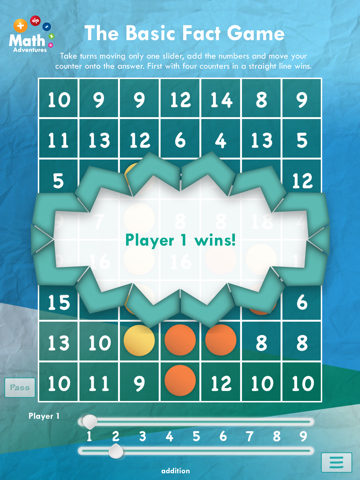 The Basic Facts Game: Free iPad screenshot