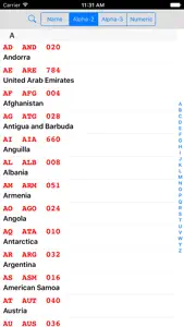ISO 3166 screenshot #3 for iPhone