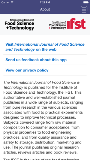 International Journal of Food Science and Technology(圖2)-速報App