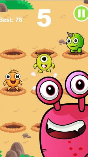 Whack An Alien Mole Invader - Smash The Cute Miner Invaders (圖2)-速報App