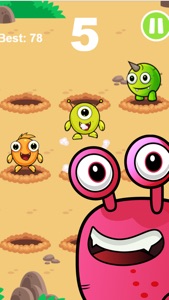 Whack An Alien Mole Invader - Smash The Cute Miner Invaders From Mars! screenshot #2 for iPhone