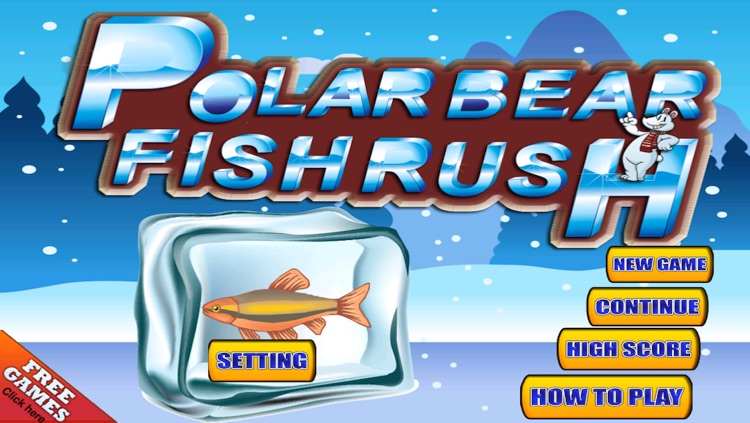 A Polar Bear Fish Rush Free Game