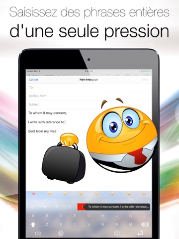 Screenshot #6 pour Clavier pour textos - Clavier animé coloré avec arrières-plans de photos HD, des polices sophistiquées et des nouveaux emojis pour WhatsApp Messenger, Facebook...