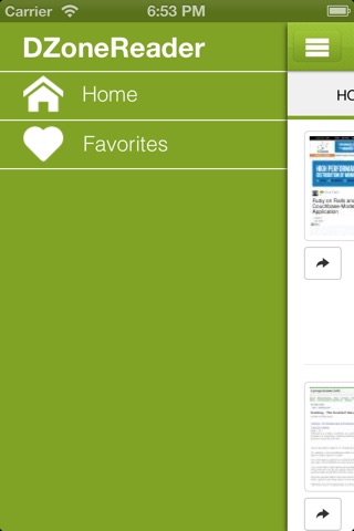 DZone Reader screenshot 2