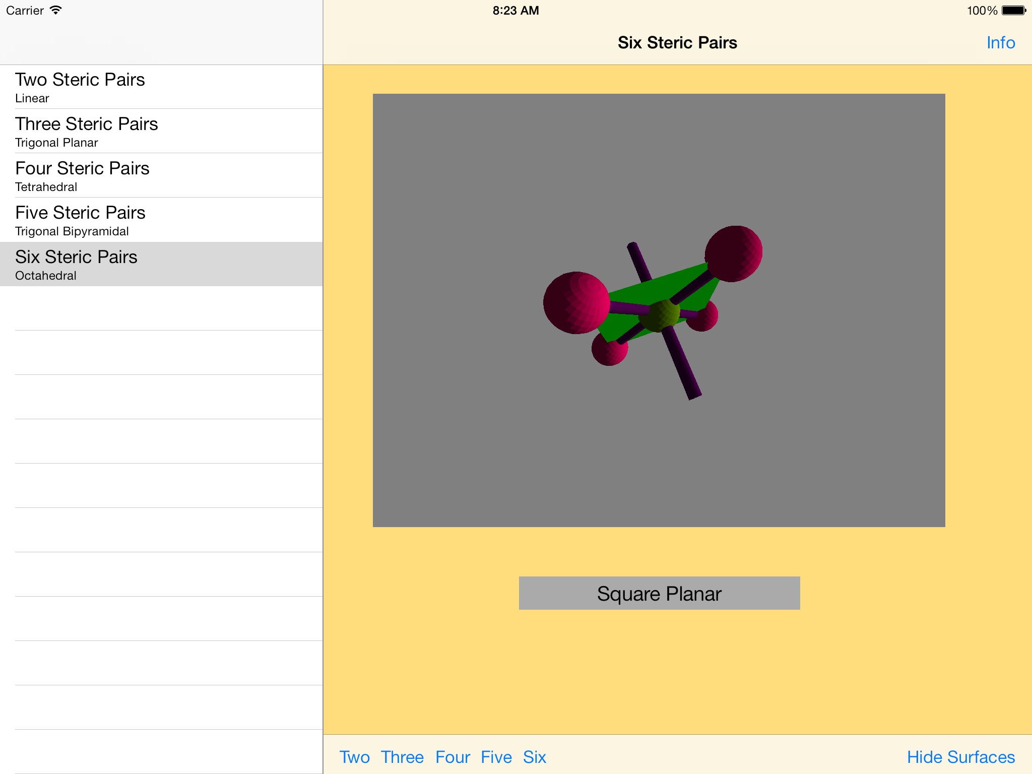 VSEPR screenshot 3