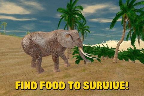 Wild African Elephant Survival Simulator 3D screenshot 2