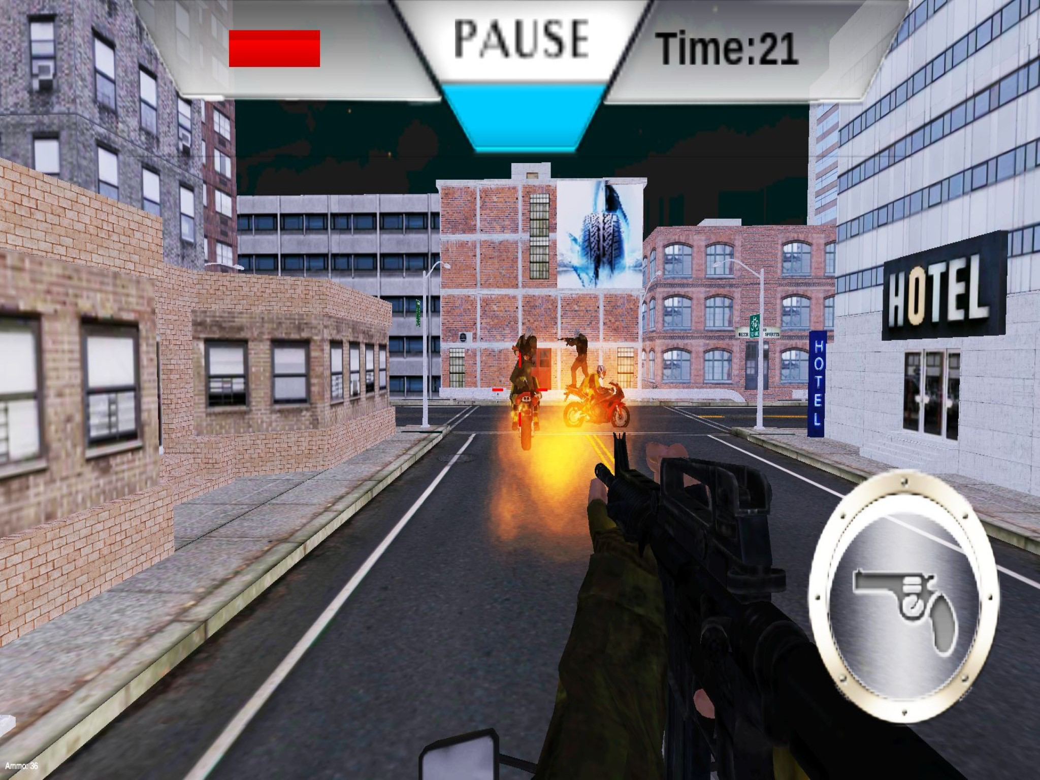 Heavy Traffic Moto Race: Crazy City Moto Shooter screenshot 5