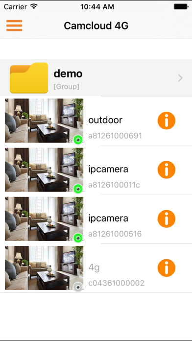 Screenshot #2 pour CamCloud 4G