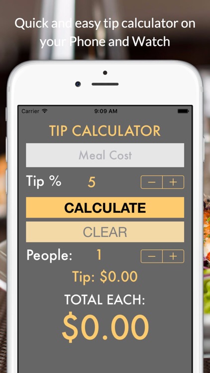 TipCalc quick tip calculator screenshot-3