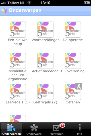 5minuteninfo Nieuwe heup screenshot 2