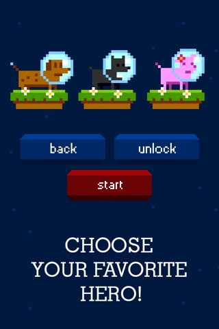 Pixel Animal Jump Free - Cute Pets Hop and Avoid Nasty Enemies screenshot 4