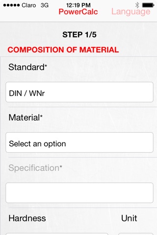 Starrett PowerCalc App screenshot 3