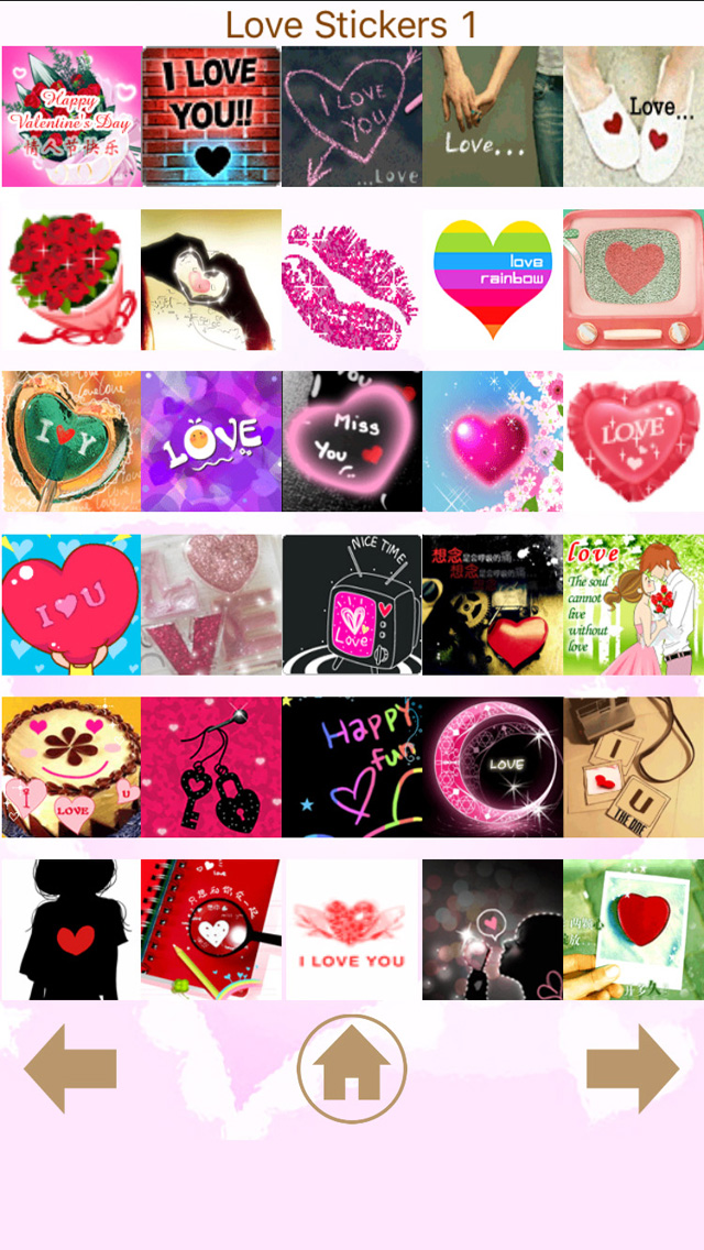 Love Stickers Emoji Art