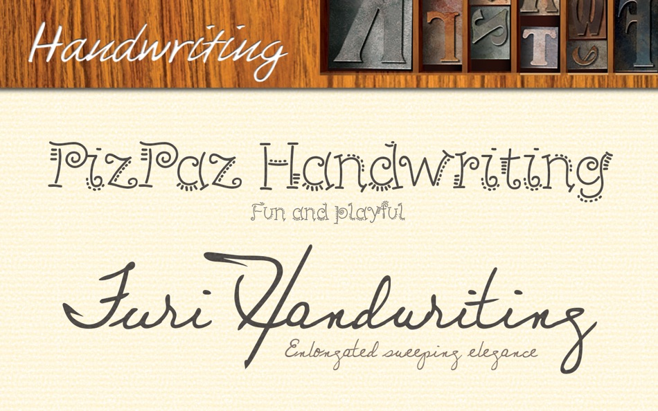 #3. Fonts - Elegant Handwriting (macOS) 由: Encore