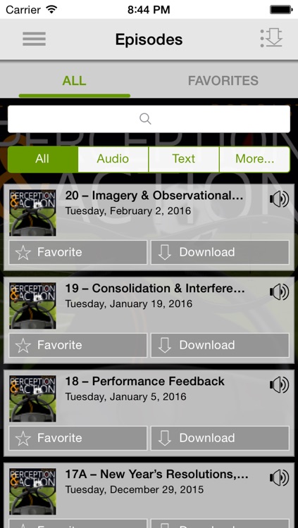 Perception Action Science