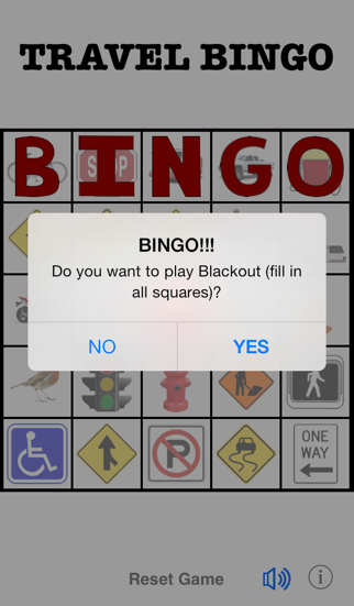travel bingo & blackout iphone screenshot 2