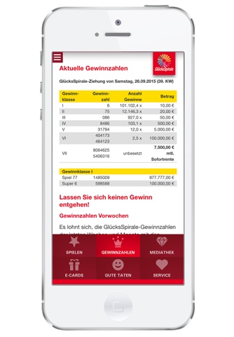 GlücksSpirale screenshot 3