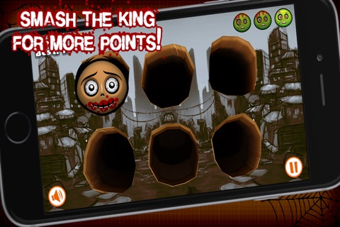 Whack A Zombie Hitman - For Kids! Thwack With Your Smashing Hammer! screenshot 3